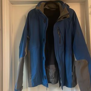 COPY - Salomon Blue Waterproof Ski Jacket - Mens size XL